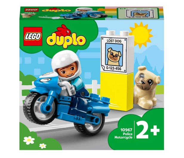 LEGO DUPLO 10967 Motocykl policyjny - 1035626 - zdjęcie